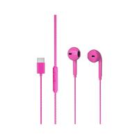 Lenovo LECOO EH104C-PR PEMBE TYPE-C KULAK İÇİ KABLOLU KULAK İÇİ MİKFORONLU KULAKLIK